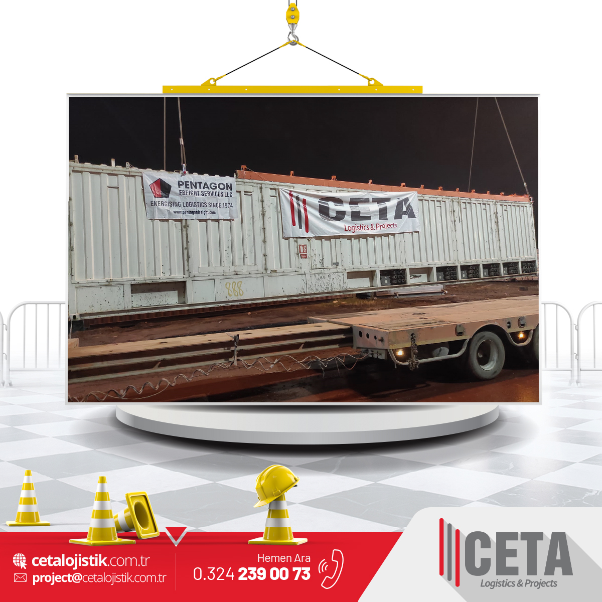 Another rig relocation project completed safely by CETA LOGISTICS & PROJECTS.