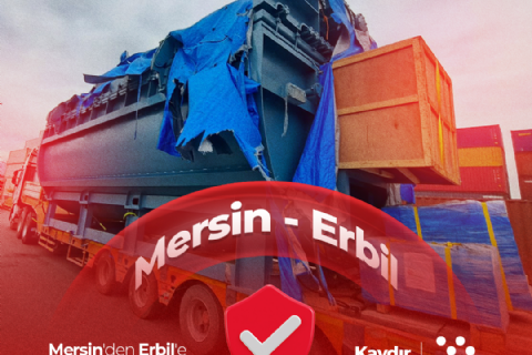 Mersin'den Erbil'e Ağır Yük Taşımacılığı